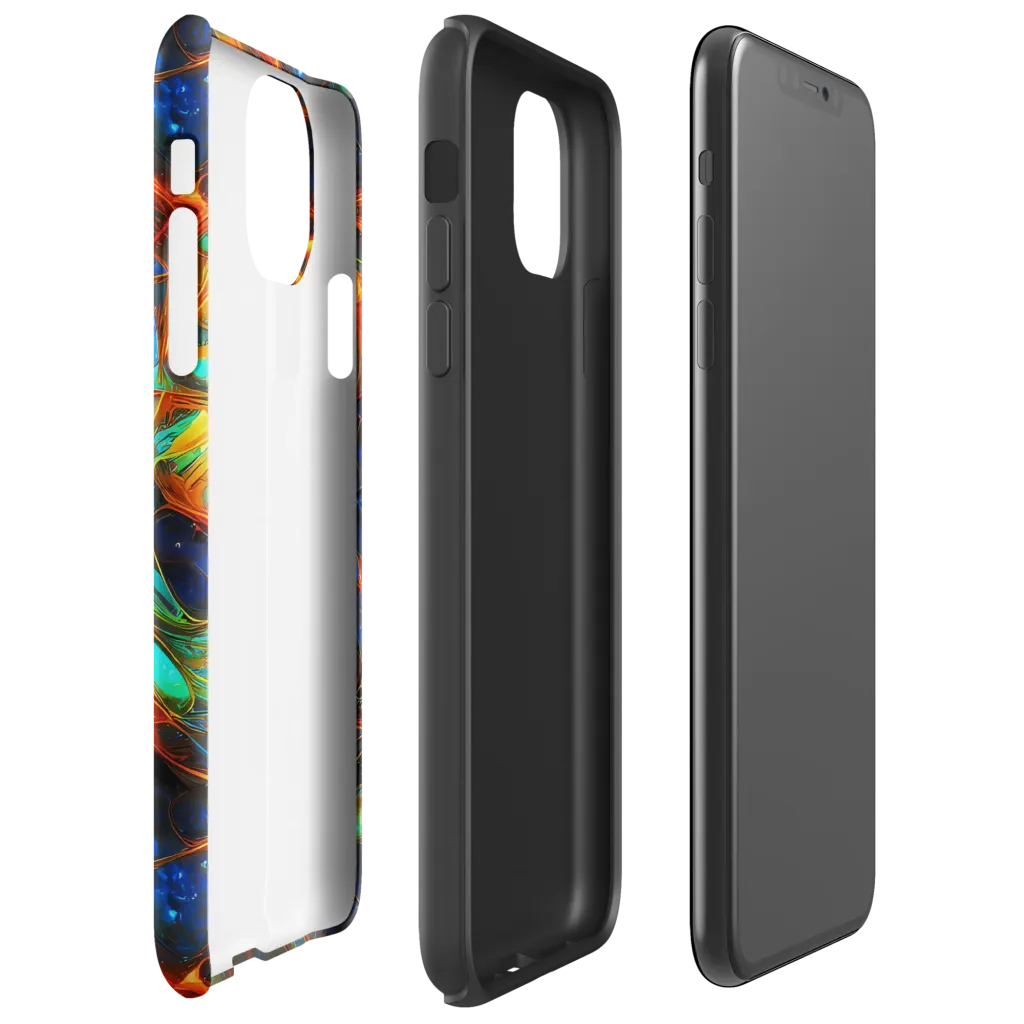 Cobalt Organics on Tough Case for iPhone® — Right
