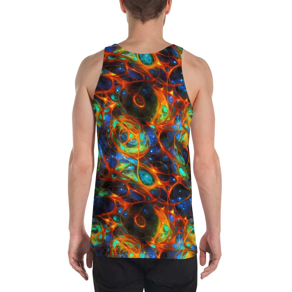 Cobalt Organics on Men's Tank Top — Back