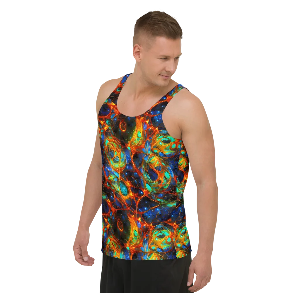 Cobalt Organics on Men's Tank Top — Left Front
