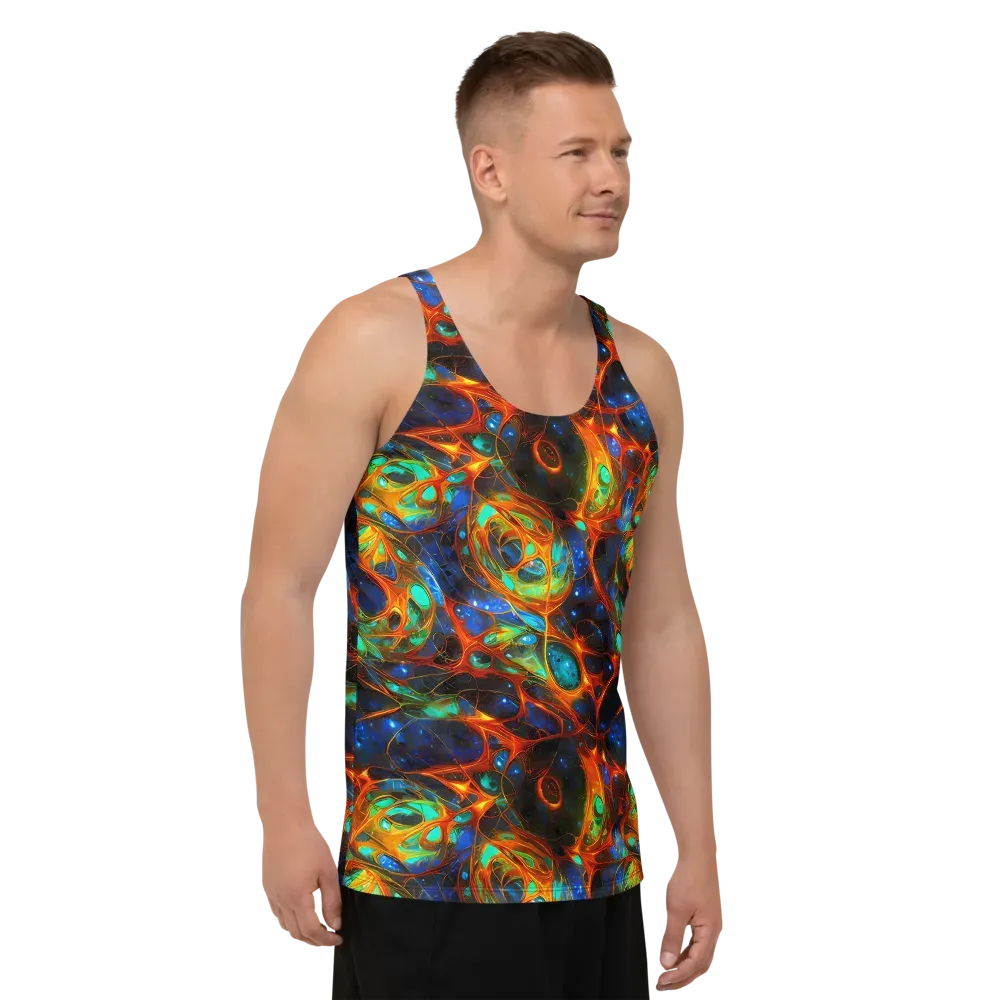 Cobalt Organics on Men's Tank Top — Right Front