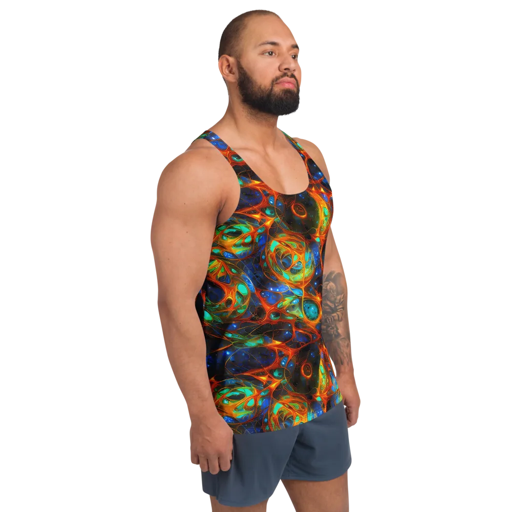Cobalt Organics on Men's Tank Top — Right Front