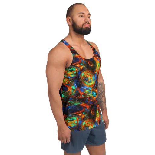Cobalt Organics on a Men's Tank Top