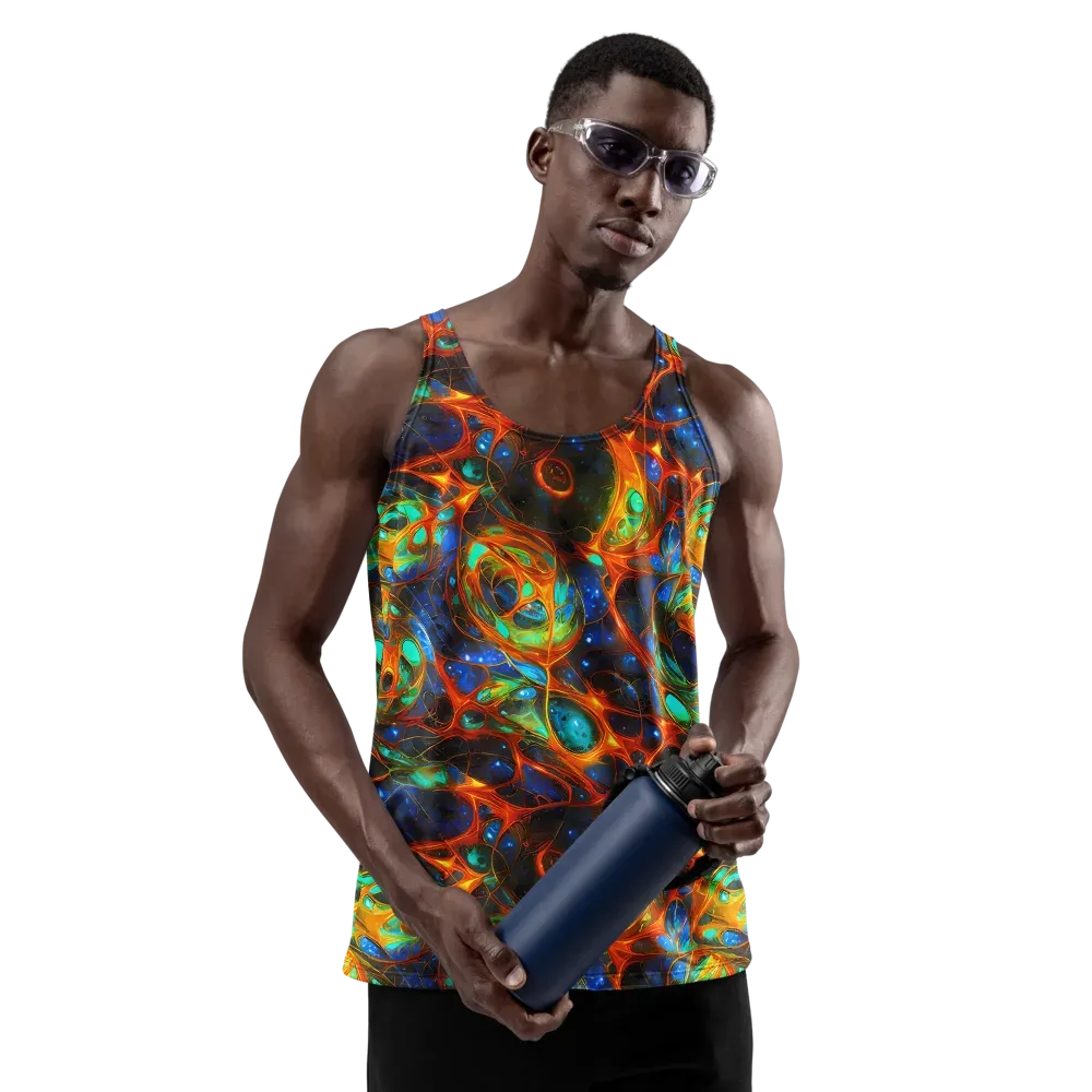 Cobalt Organics on Men's Tank Top — Front