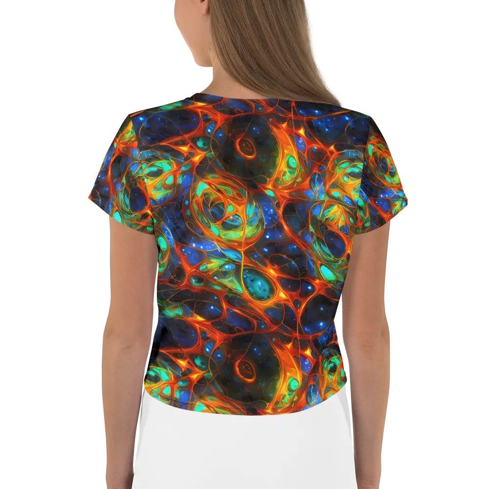 Cobalt Organics on Crop Tee — Back