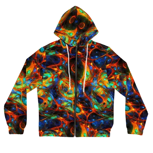Cobalt Organics on a Women's Full-Zip Hoodie
