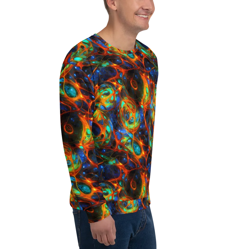 Cobalt Organics on Sweatshirt — Right Front
