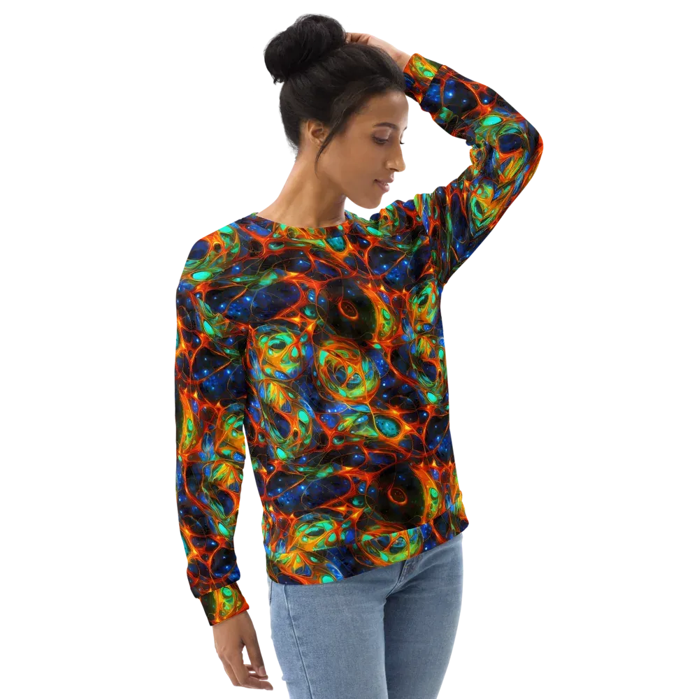 Cobalt Organics on Sweatshirt — Right Front