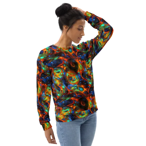 Cobalt Organics on a Sweatshirt