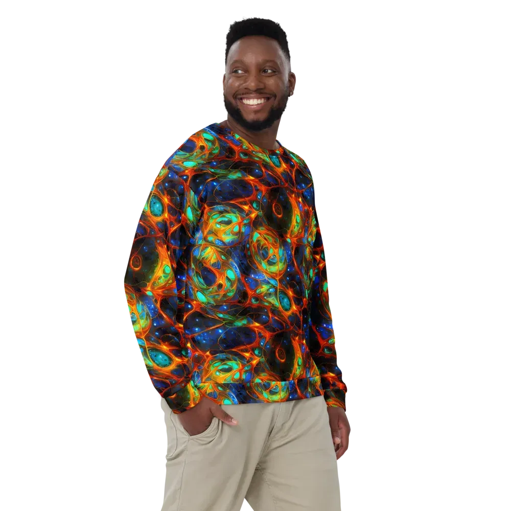 Cobalt Organics on Sweatshirt — Front