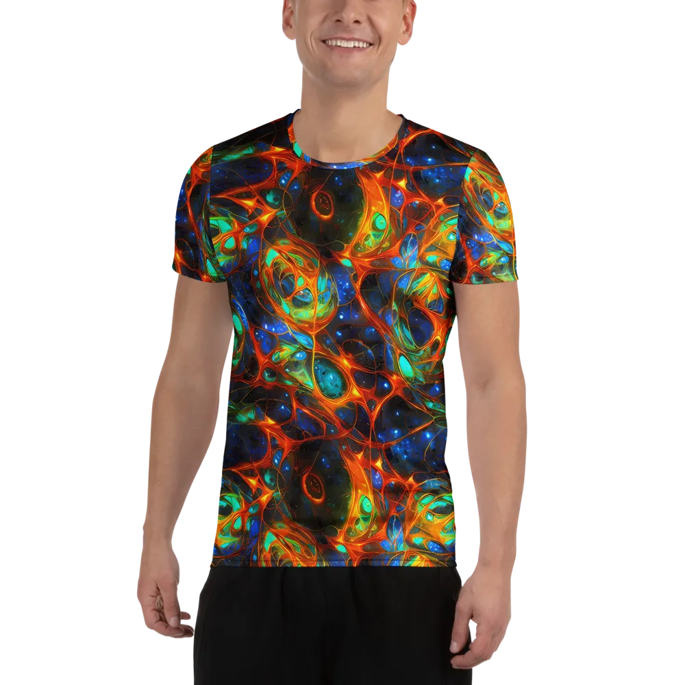 Cobalt Organics on Men's Athletic T-Shirt — Front