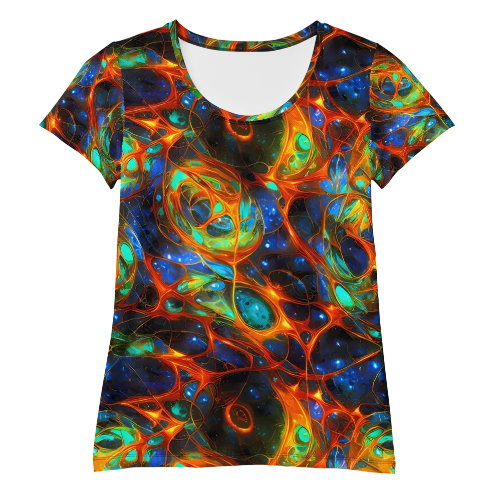Cobalt Organics on Women's Athletic T-Shirt — Front