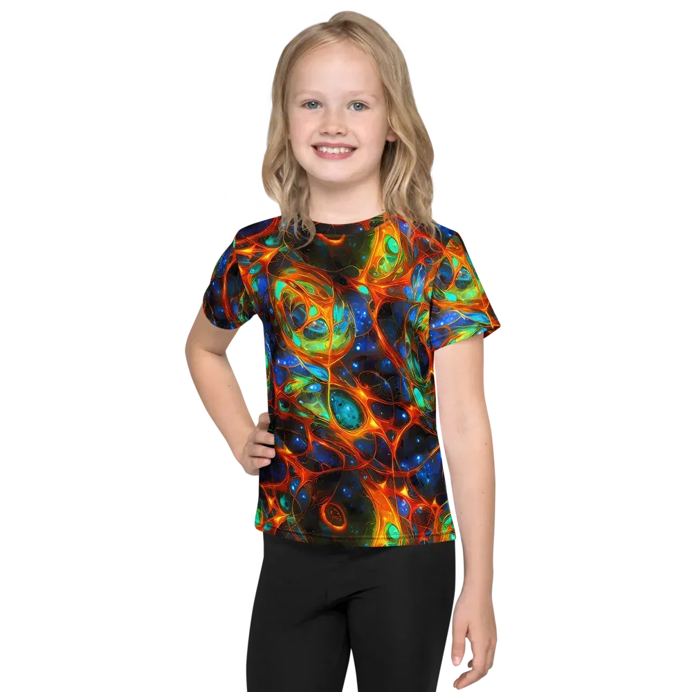 Cobalt Organics on Kids Crew Neck T-Shirt — Front