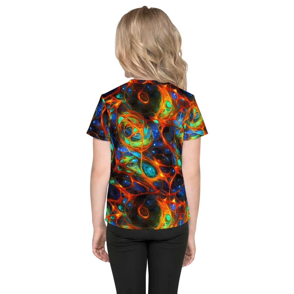 Cobalt Organics on Kids Crew Neck T-Shirt — Back