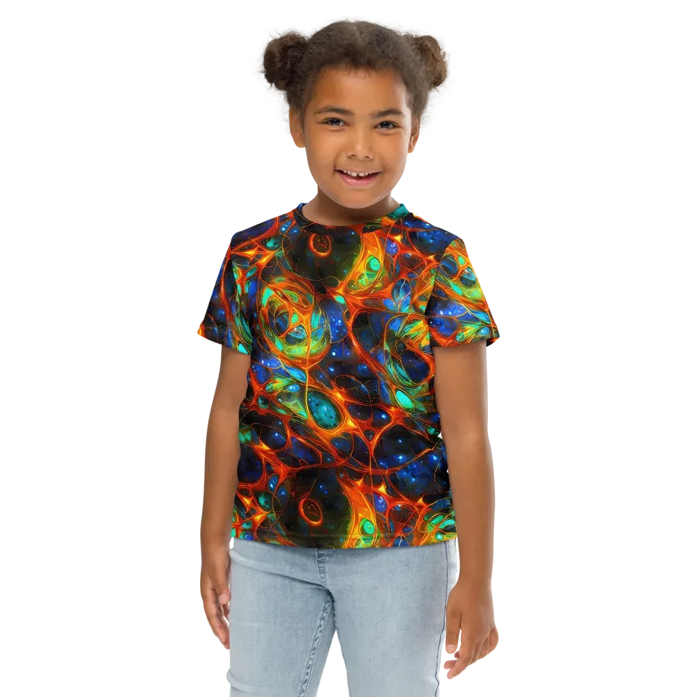 Cobalt Organics on Kids Crew Neck T-Shirt — Front