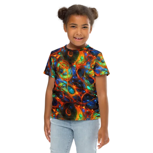 Cobalt Organics on a Kids Crew Neck T-Shirt