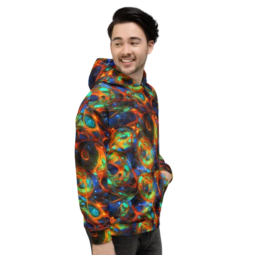 Cobalt Organics on a Hoodie