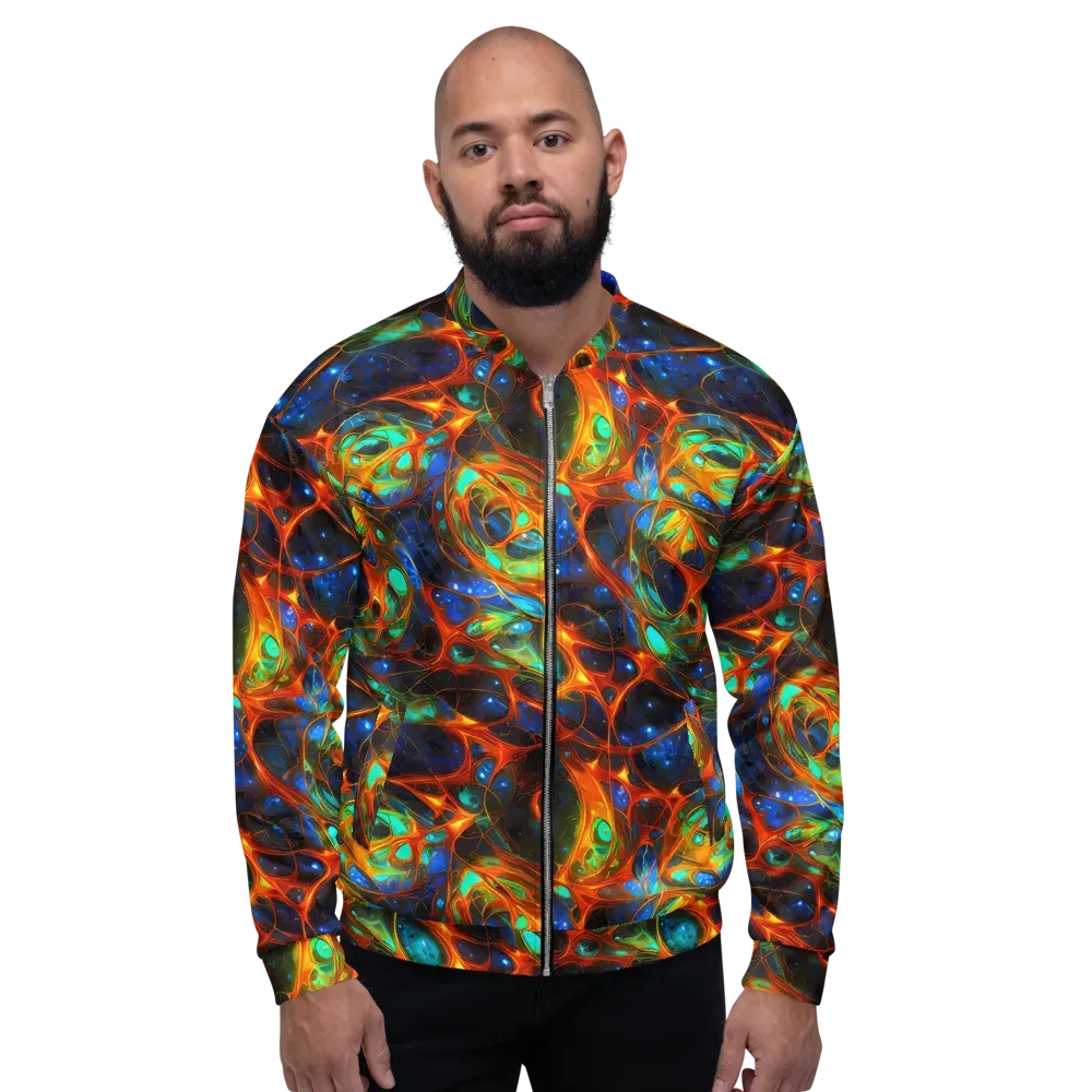 Cobalt Organics on Bomber Jacket — Front