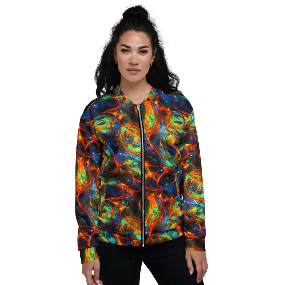 Cobalt Organics on Bomber Jacket — Front