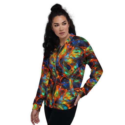 Cobalt Organics on a Bomber Jacket