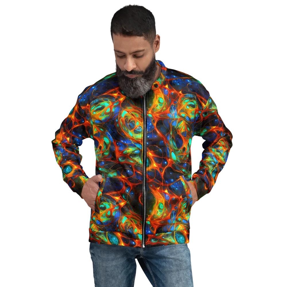 Cobalt Organics on Bomber Jacket — Front