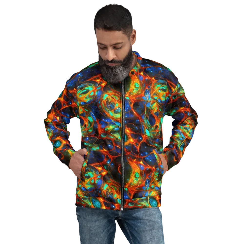 Cobalt Organics on Bomber Jacket — Front