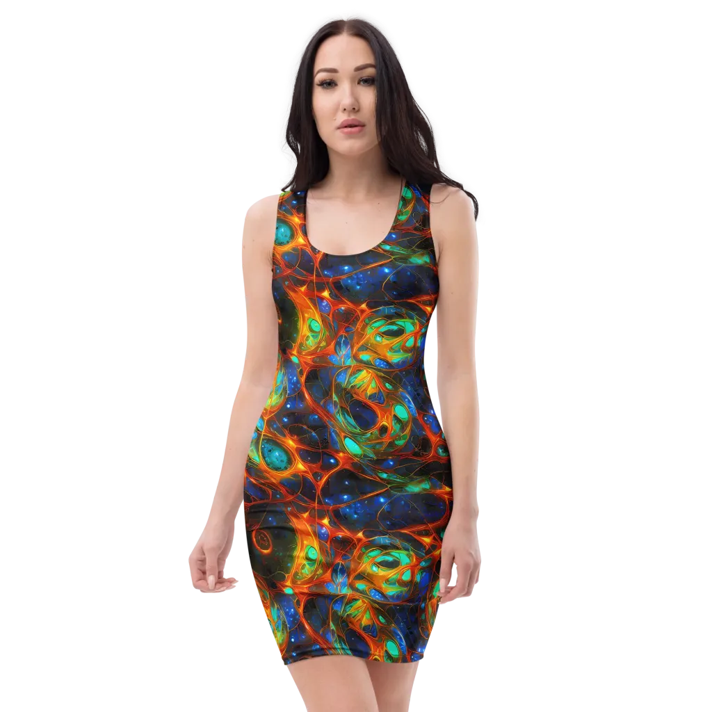 Cobalt Organics on Bodycon Dress — Front