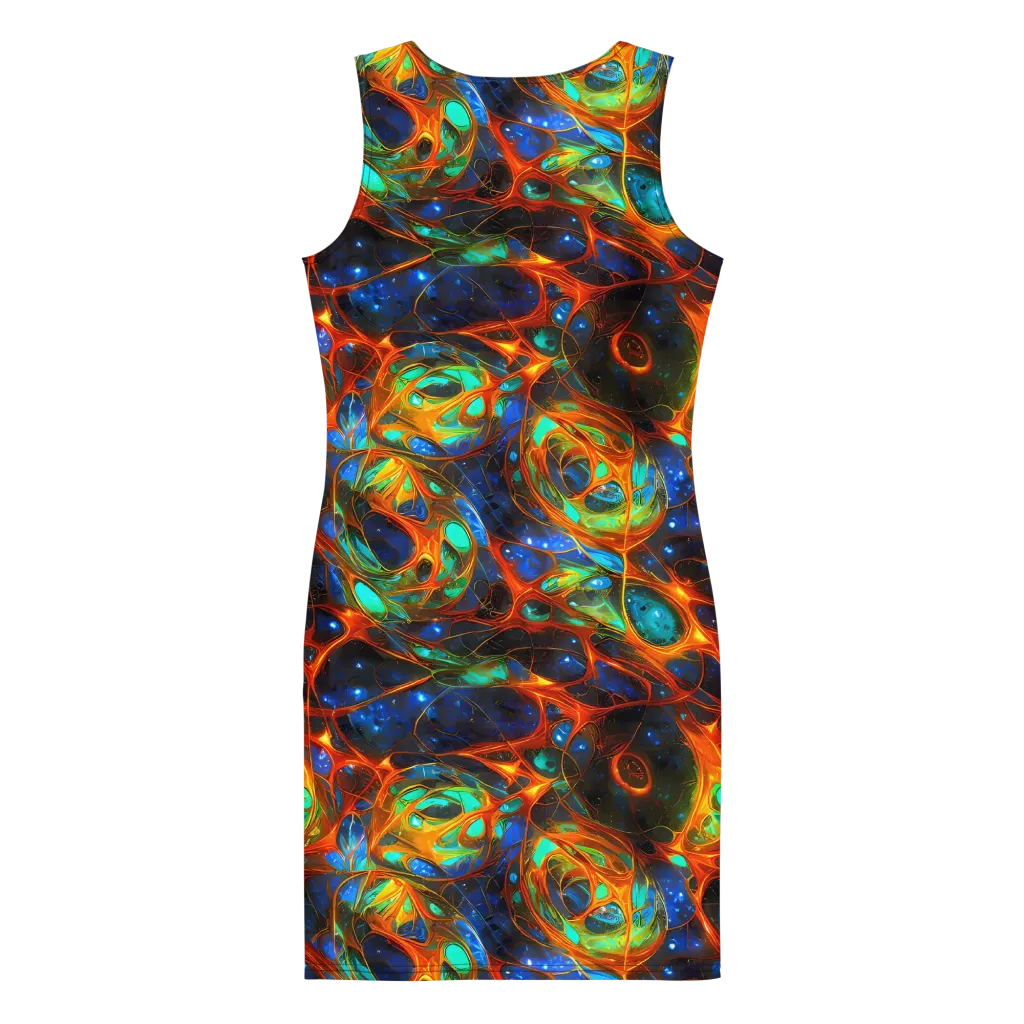 Cobalt Organics on Bodycon Dress — Back