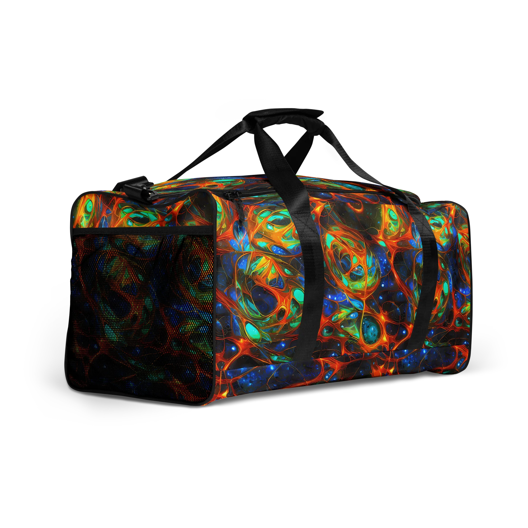 Cobalt Organics on Duffle Bag — Right Front