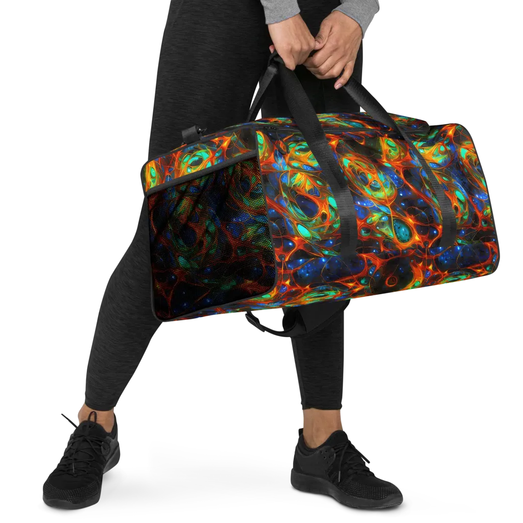 Cobalt Organics on Duffle Bag — Right Front