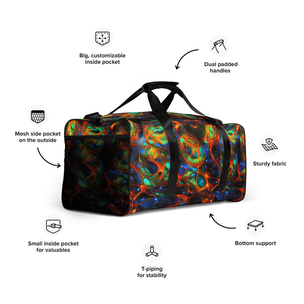 Cobalt Organics on Duffle Bag — Right Front