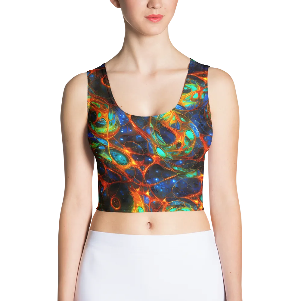 Cobalt Organics on Crop Top — Front