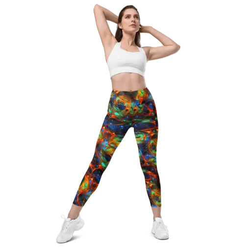 Cobalt Organics on a Leggings with Pockets