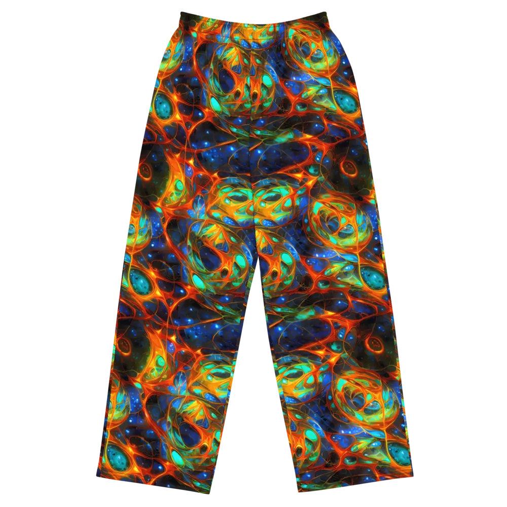 Cobalt Organics on Wide-Leg Pants — Front