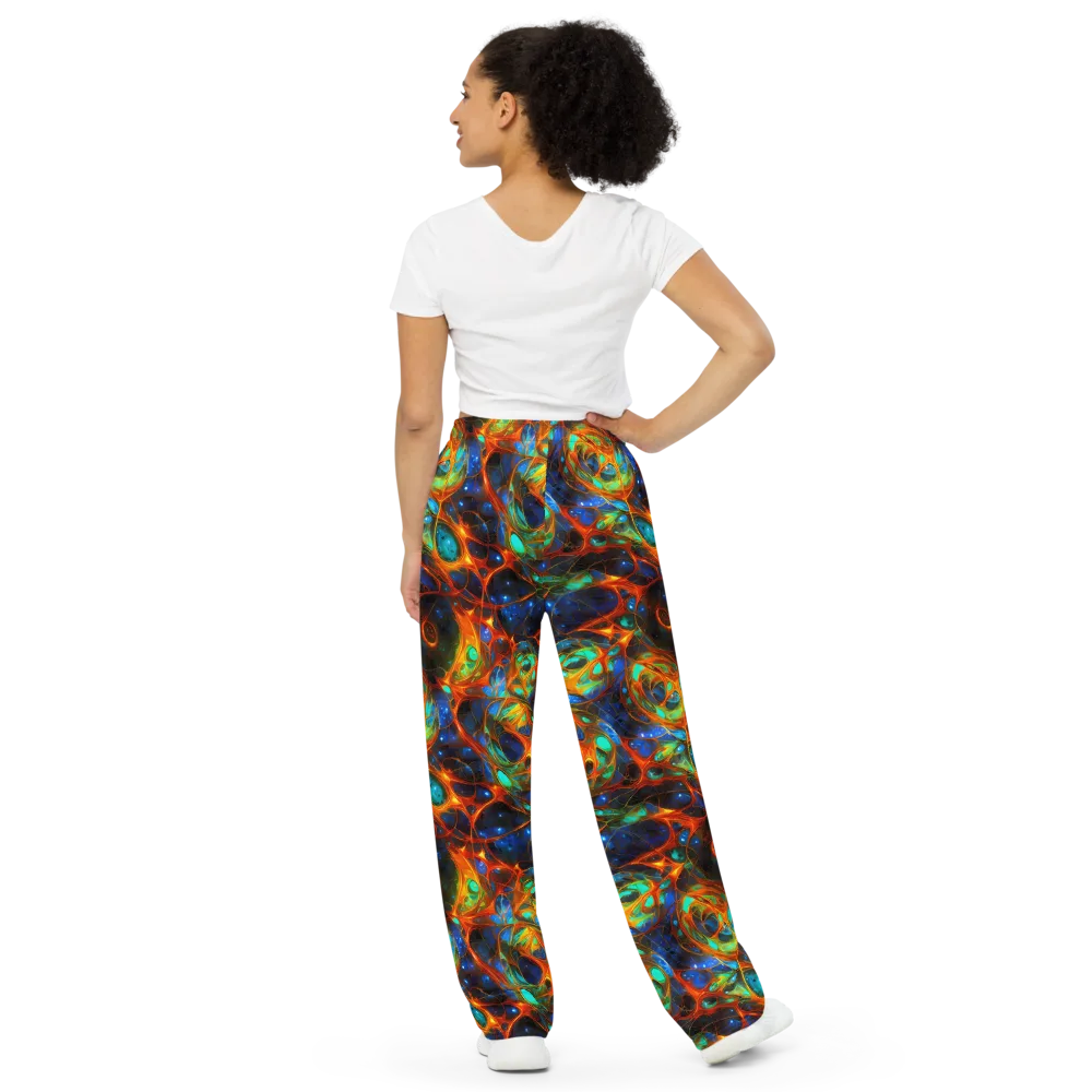 Cobalt Organics on Wide-Leg Pants — Back