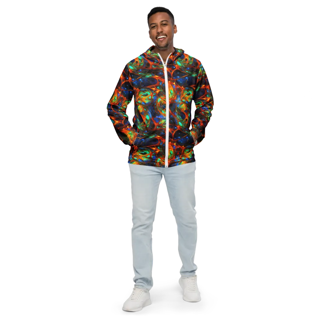 Cobalt Organics on Men's Windbreaker — Front