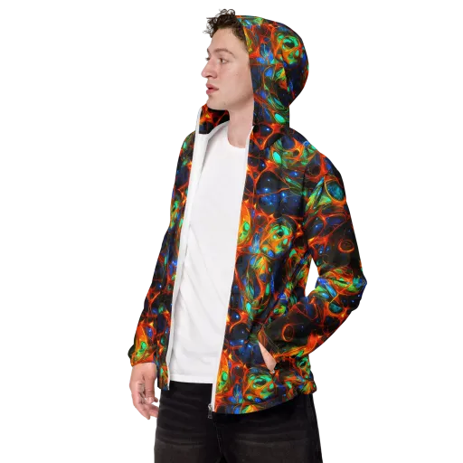 Cobalt Organics on a Men's Windbreaker
