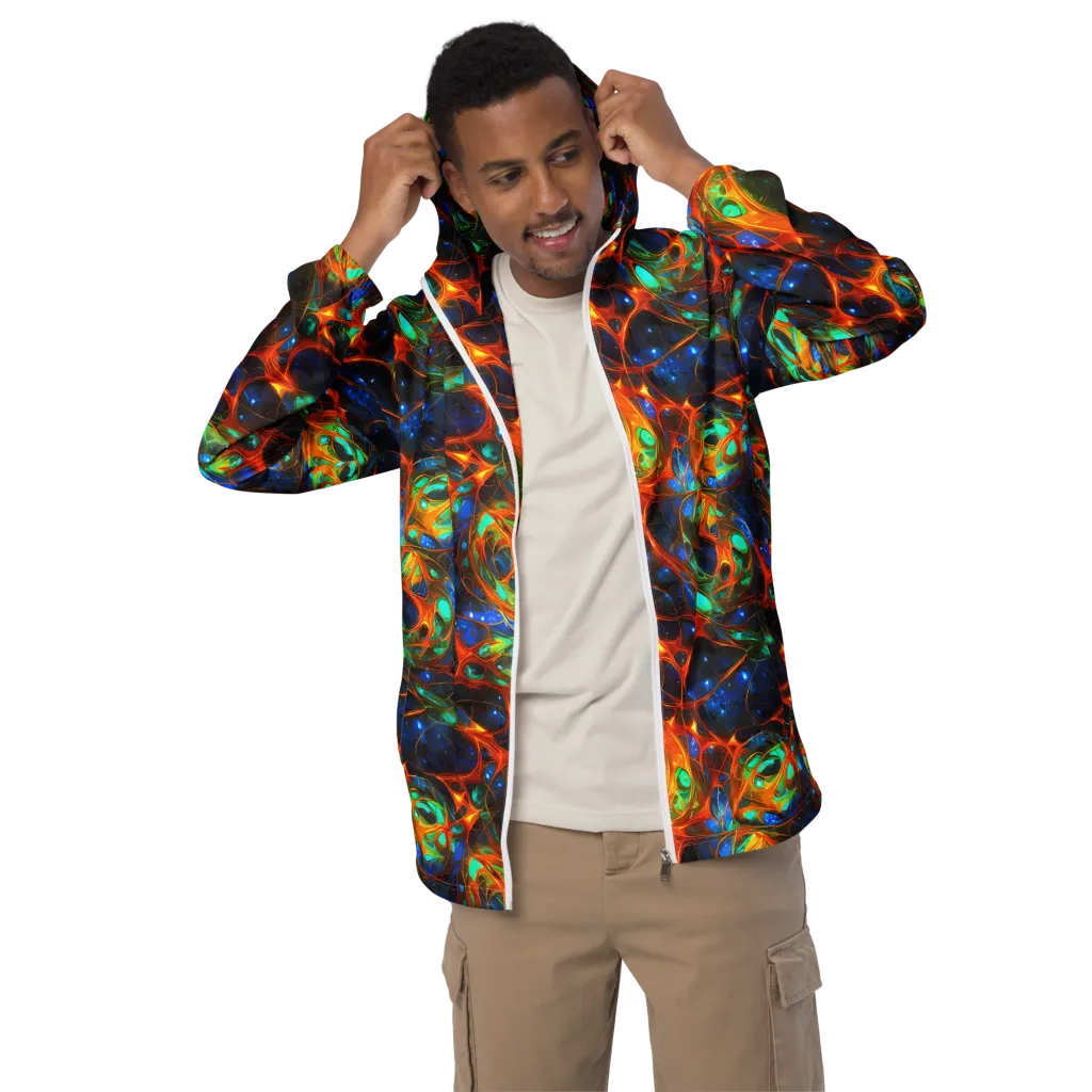 Cobalt Organics on Men's Windbreaker — Front