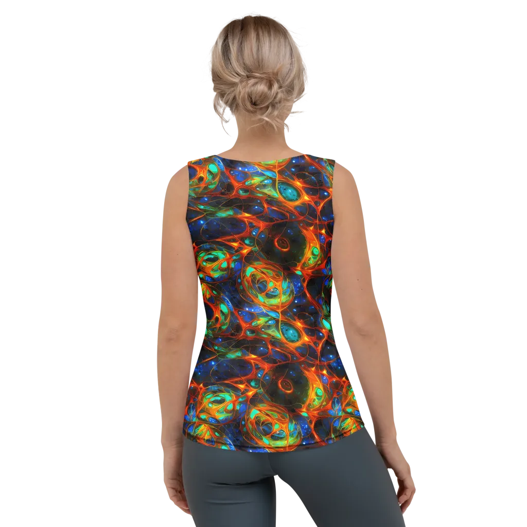 Cobalt Organics on Women's Tank Top — Back