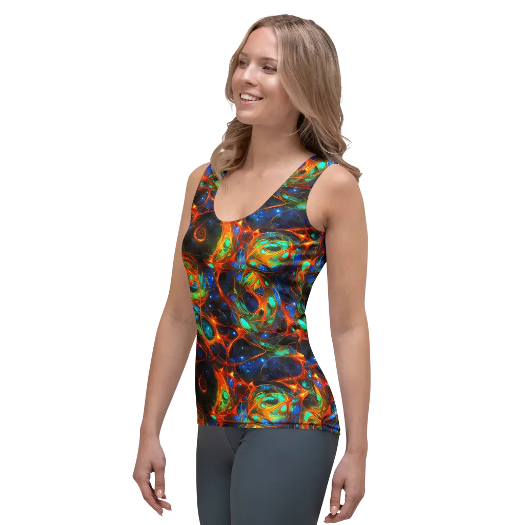 Cobalt Organics on Women's Tank Top — Left Front