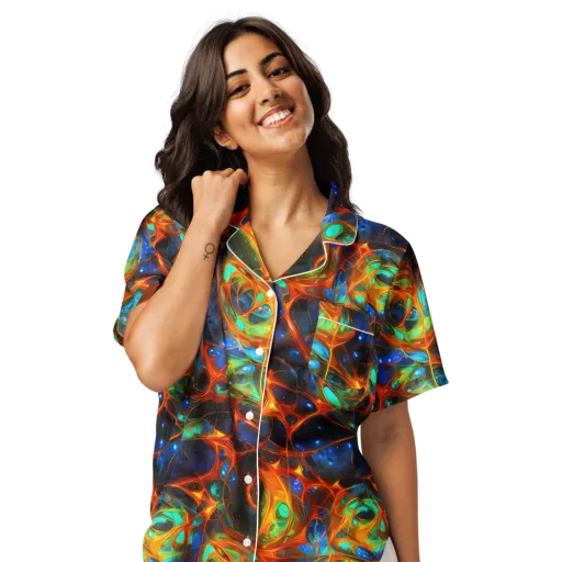Cobalt Organics on a Women's Short Sleeve Pajama Top