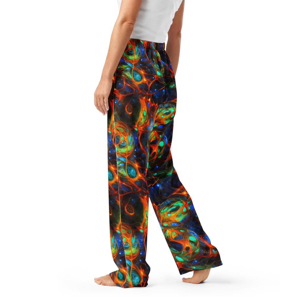 Cobalt Organics on Women's Pajama Pants — Left