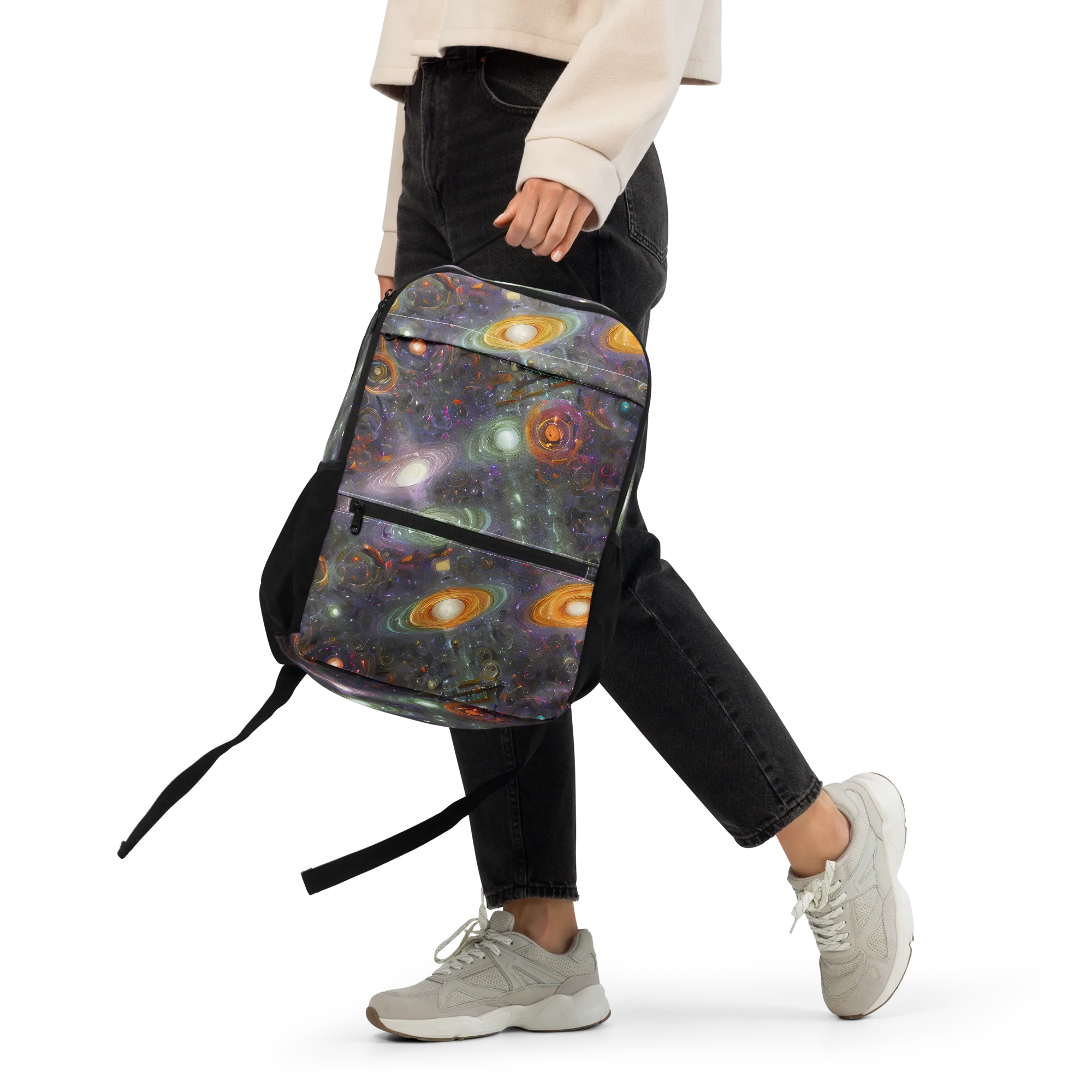 Nebula Bazaar on Utility Backpack — Front