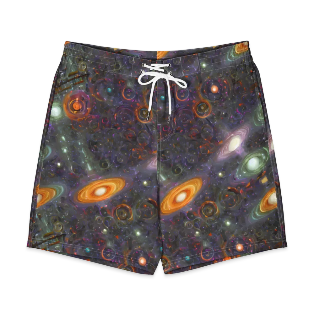 Nebula Bazaar on Men's Board Shorts — Front