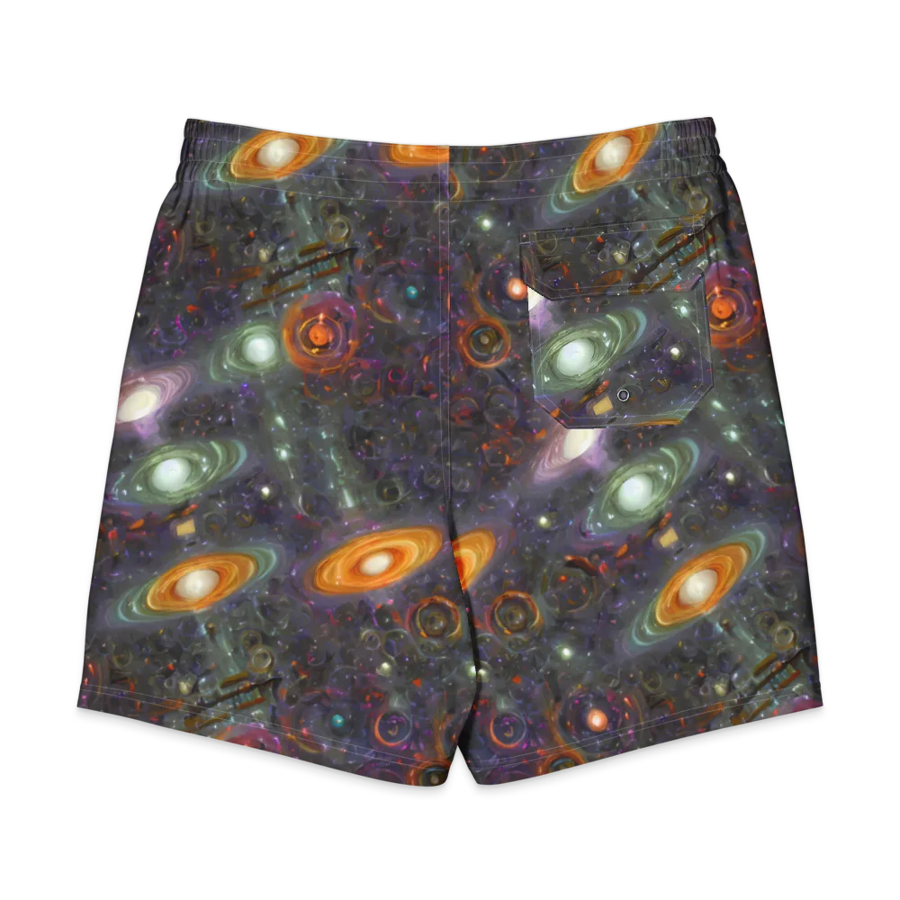 Nebula Bazaar on Men's Board Shorts — Back
