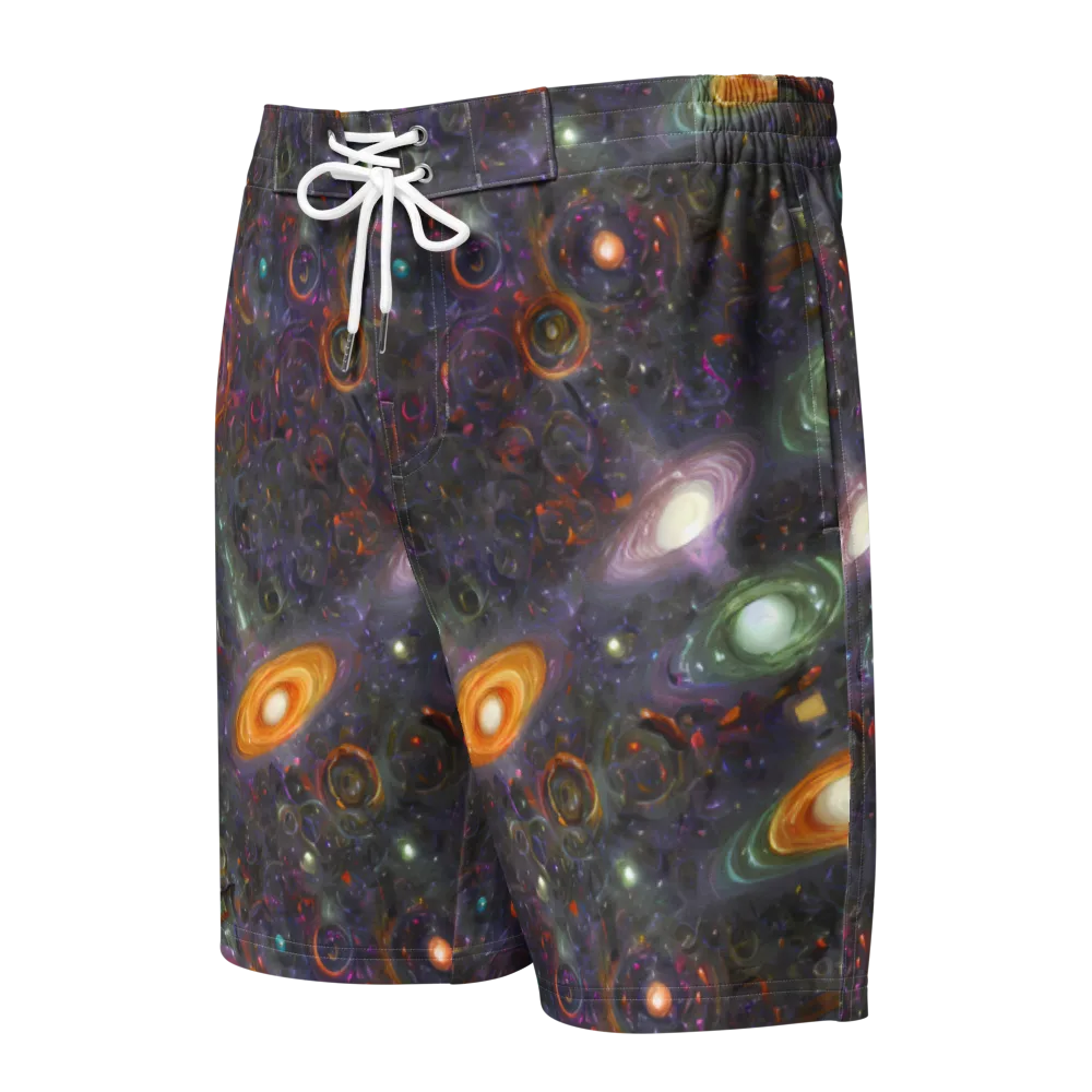 Nebula Bazaar on Men's Board Shorts — Front