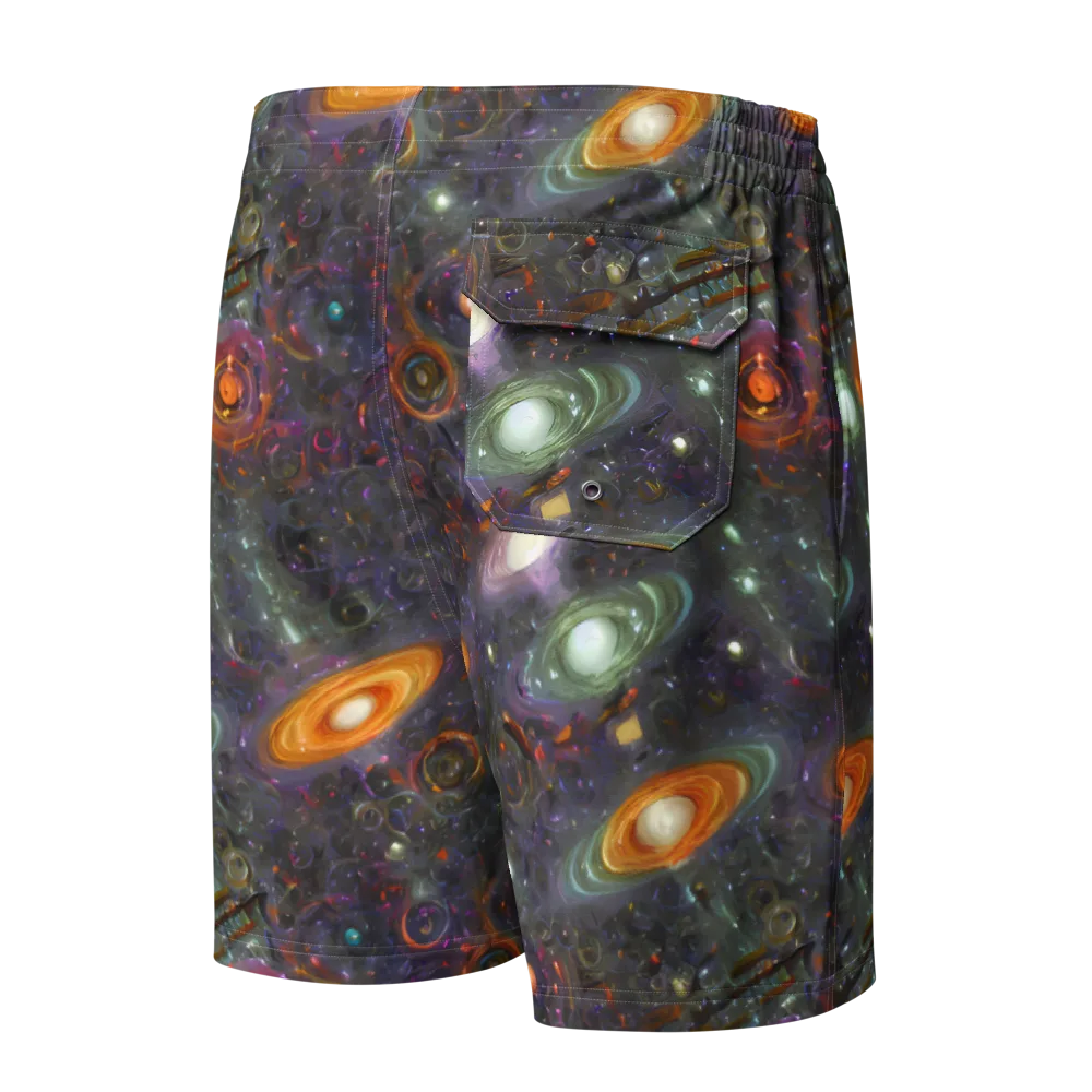 Nebula Bazaar on Men's Board Shorts — Back