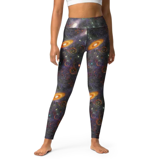 Nebula Bazaar on a Yoga Leggings