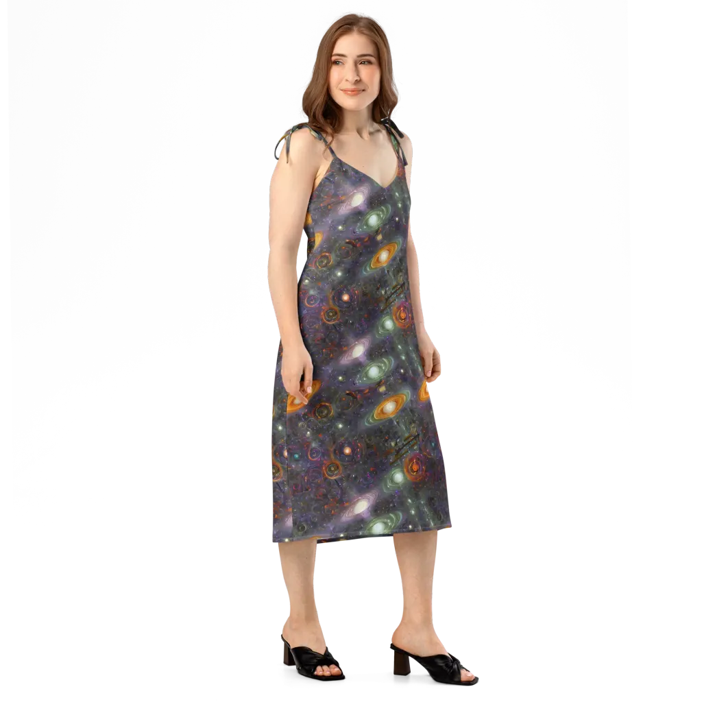 Nebula Bazaar on Slip Dress — Right Front