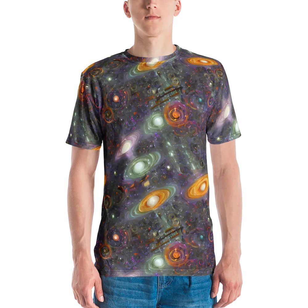 Nebula Bazaar on Men's Crew Neck T-Shirt — Front
