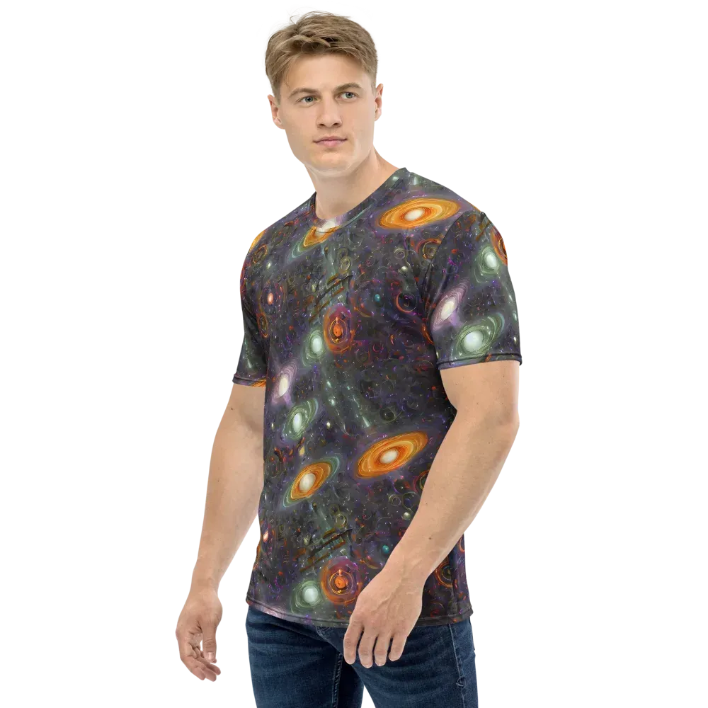 Nebula Bazaar on Men's Crew Neck T-Shirt — Left